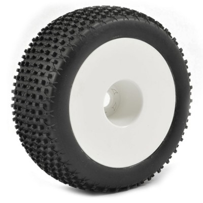 Fastrax 1:8truggy x-Block Mtd On White Dished 1/2"Offset(Pr)